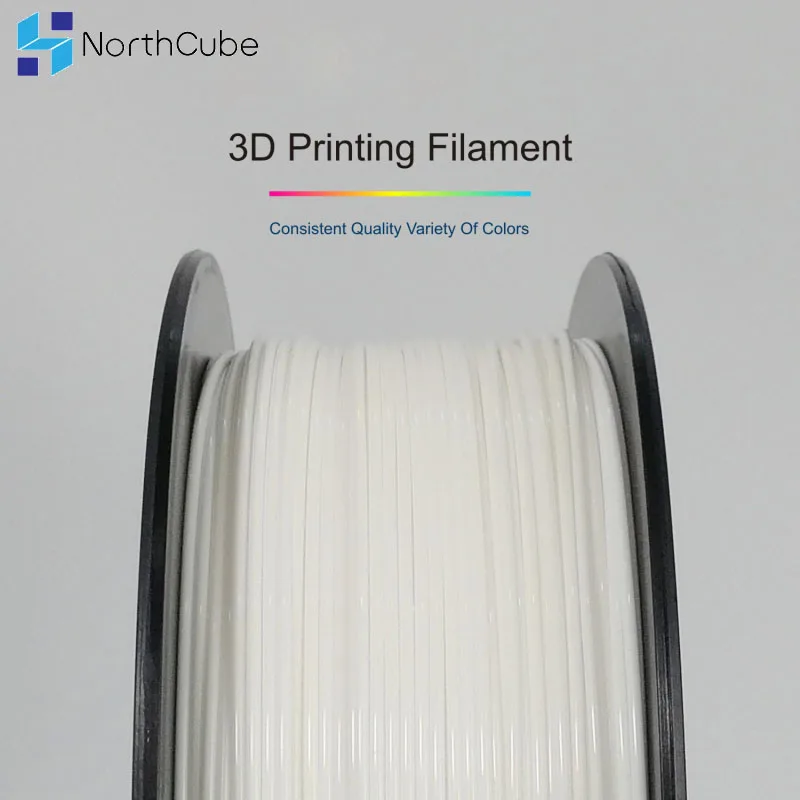 3D Printing Filament TPU Flexible Filament TPU Flex Plastic for 3D Printer 1.75mm 1KG 3D Printing Materials White