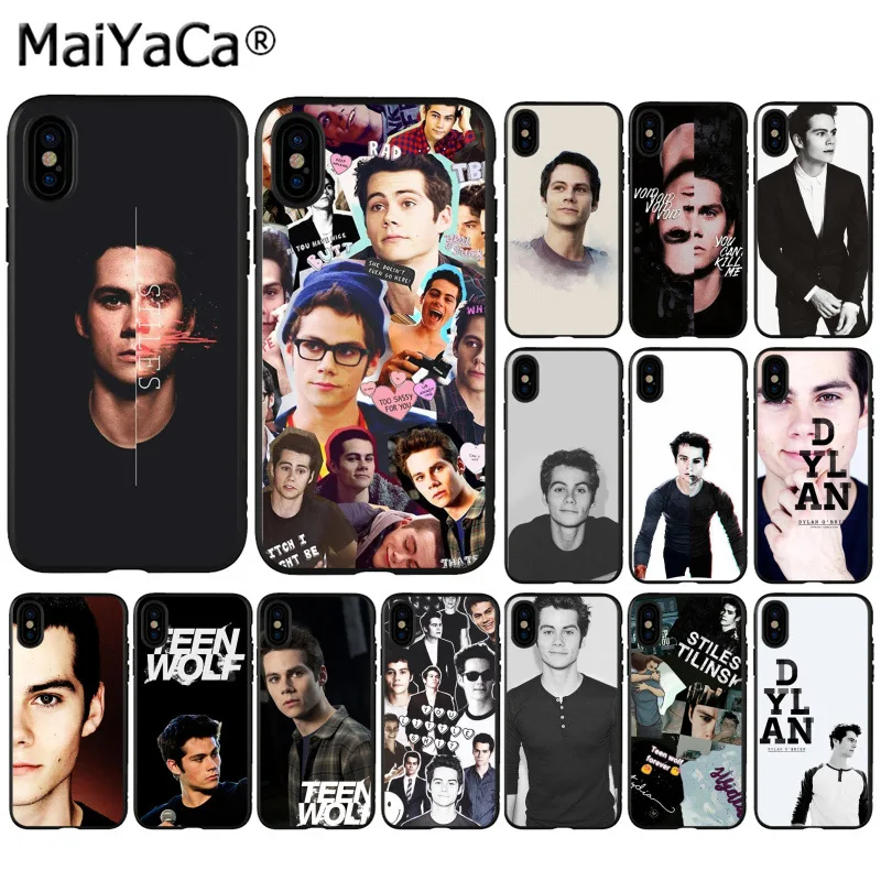 

MaiYaCa Dylan O'Brien Teen Wolf cool TPU black Phone Case Cover Shell for iphone 11 pro 8 7 66S Plus X XS MAX 5S SE XR Cover
