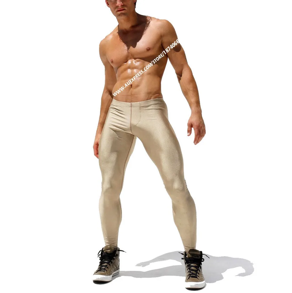 Aimpact Sexy Fashion Skinny Men Sport Pants Athletic Slim Fitted Running Men's Pants Gym Sexy Tight Causal Sweatpants AQ15 (9)