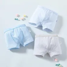 Мальчик Хлопок Короткие Боксеры милый мультфильм дизайн размер 90–140 детские брюки детские Боксеры Трусы детское нижнее белье 3 шт./лот