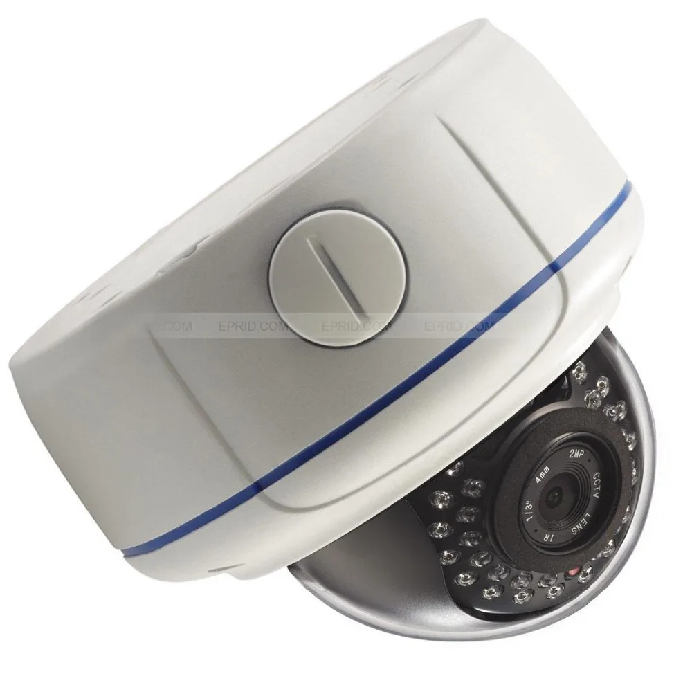

1080P HD 2MP Onvif Network Outdoor Vandal-proof Dome IP Camera 2.8-12mm 30IR