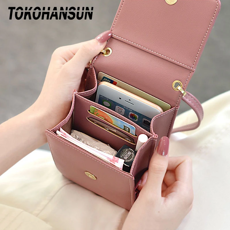 Mini Crossbody Bags For Women Phone Bag For Iphone 11 Pro Max 8 For Samsung Small Female