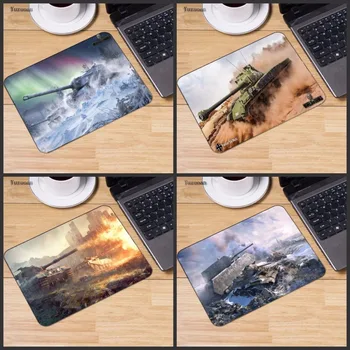 

Yuzuoan World of Tanks Mouse Pad pad to Mouse Notbook Computer Rubber Mousepad NO Overlock Edge Big Gaming Mouse Pad 22X18CM