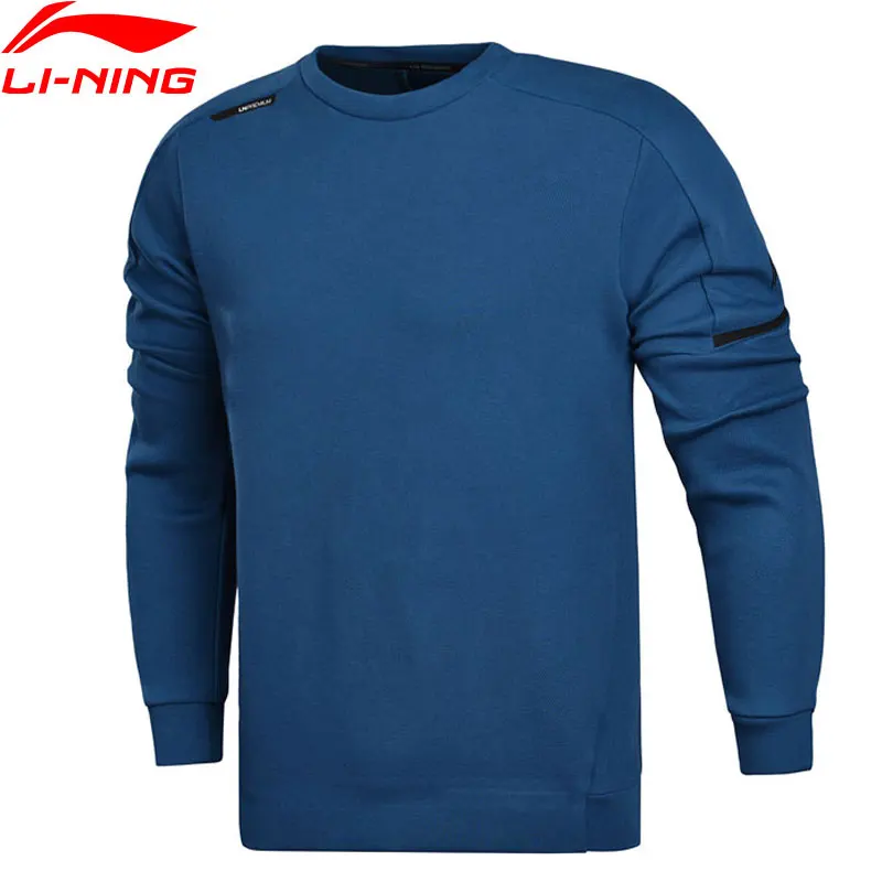 

Li-Ning Men Training Sweater WARM AT Regular Fit 69% Cotton 26% Polyester 5% Spandex LiNing Sport Sweaters AWDM641 MWW1351