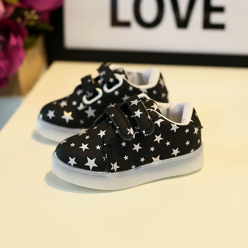 Size 21 30 Glowing Luminous Sneakers Led Slippers Light Größe 21 30Glühende Leuchtende Turnschuhe Schuhe Led