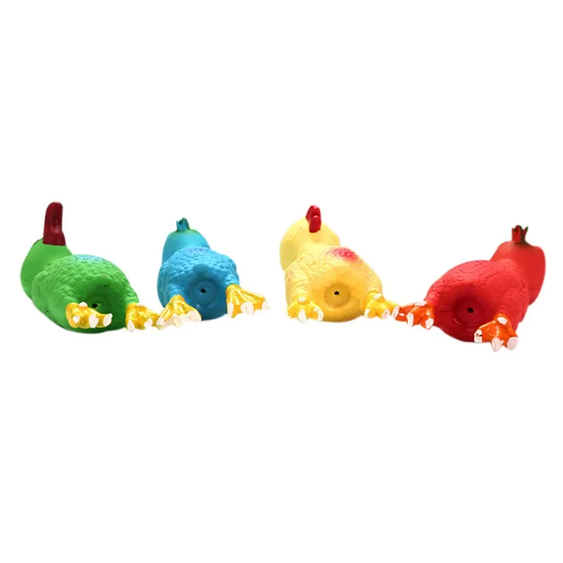 Игрушки для собак желтая кричащая резиновая курица пищалка Жевательная подарок жевательные игрушки