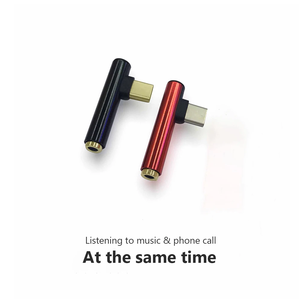 

Mini Type-C Audio AUX Converter Adapter Splitter with 3.5mm Headphone Jack for Samsung Galaxy S9 S8 Note 8 LG V30 G6 G5 OnePlus