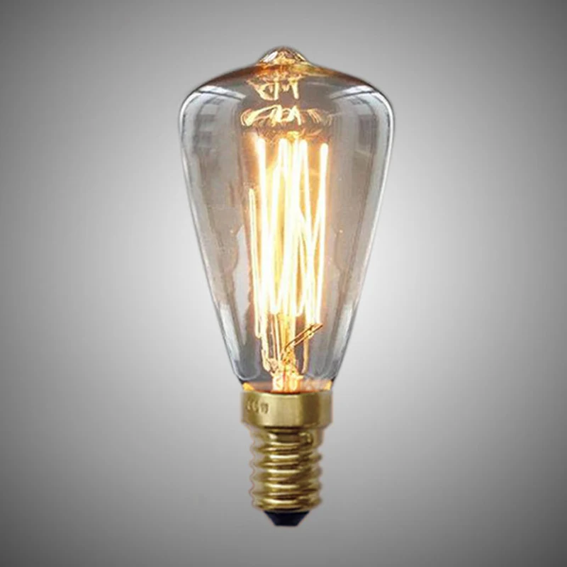 

Vintage Edison Bulbs E14 220V ST48 Incandescent Bulbs 25W 40W 60W Filament Retro Edison Light For Pendant Lamp