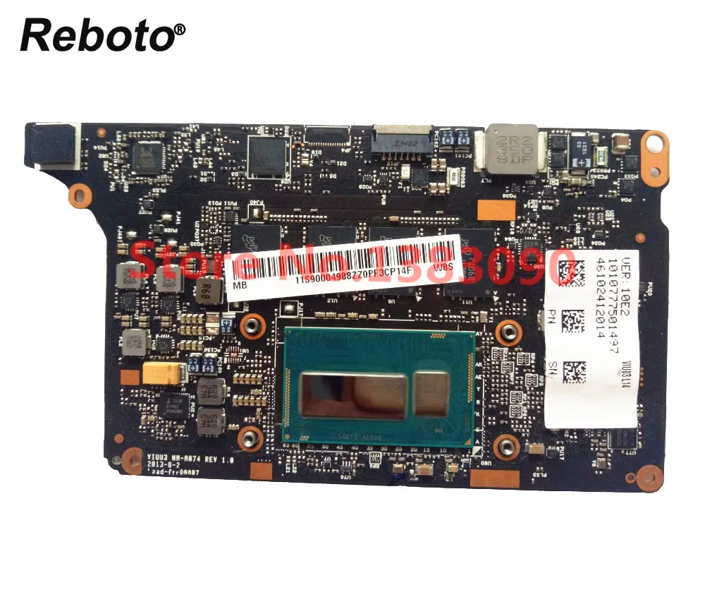 Reboto для йоги 2 PRO Yoga2 PRO Материнская плата ноутбука NM-A074 SR16Z I7-4500U 8 Гб ram FRU 90004988 протестированный быстрый корабль