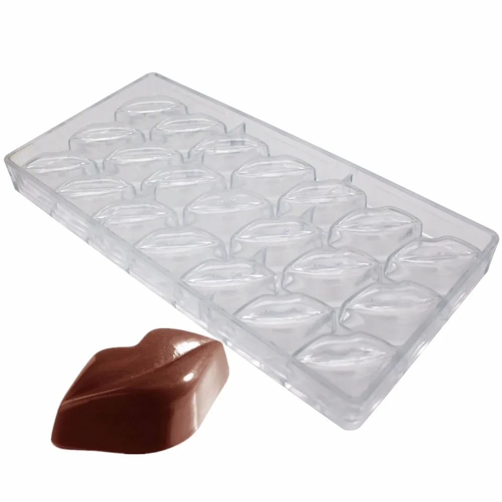 Губы шоколадная форма поликарбонат шоколадные конфеты формы