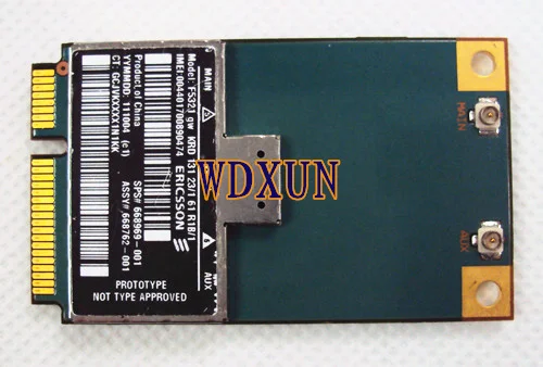 Hs2350 Ericsson F5321GW HSPA + 3G UMTS WWAN MiniPCIe Modul NEU H4X00AA 668969 001|hspa module| |