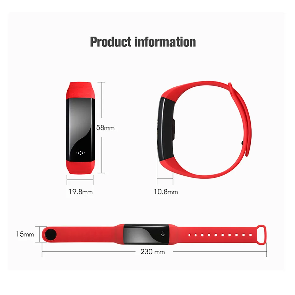 Смарт часы GIMTO мужские/женские спортивные с пульсометром и тонометром|smartwatch for