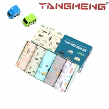 Новое детское нижнее белье для мальчиков, 5 шт./партия детские штаны с мультяшными машинами модные мягкие детские трусы-боксеры, нижнее белье для маленьких мальчиков