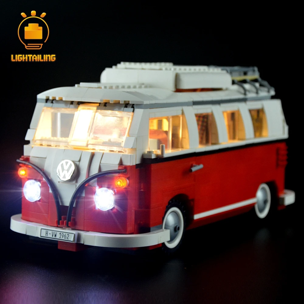 Lightailсветодиодный свет комплект для T1 Camper Van строительные блоки игрушки свет набор совместим с 10220 и 21001 для детей подарок