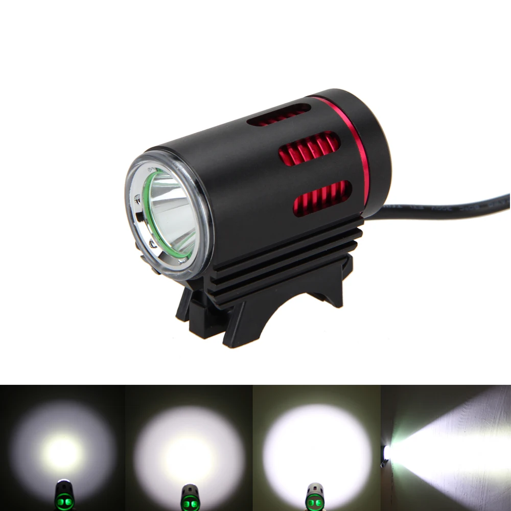 Top Bike Front Lamp XM-L2 LED 3000LM Head Bicycle Bike Lamp Light Headlight Torch Hunting Flashlight Not Included Battery 2