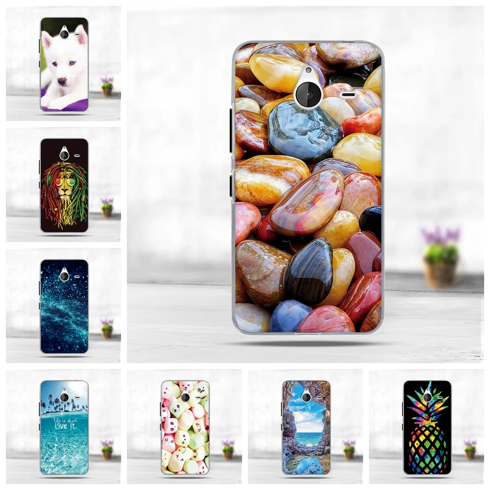 Роскошный 3D силиконовый чехол из ТПУ для Nokia Microsoft Lumia 640XL с милым животным задняя
