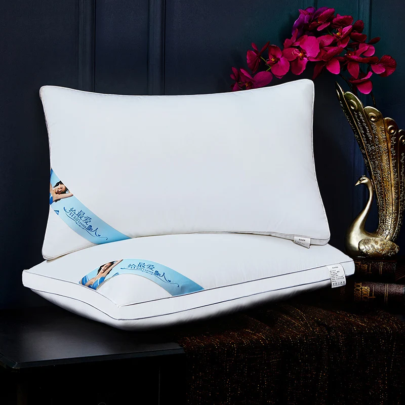 Luxury Hotel Pillow ,size 48x74cm 100 cotton bedding pillow,filling of