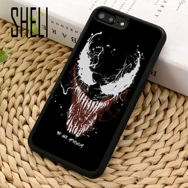 SHELI Venom 2018 Tom Hardy Coque Poster Phone Case Cover For iPhone 5 6s 7 8 plus 11 pro X XR XS max Samsung S7 edge S10 |