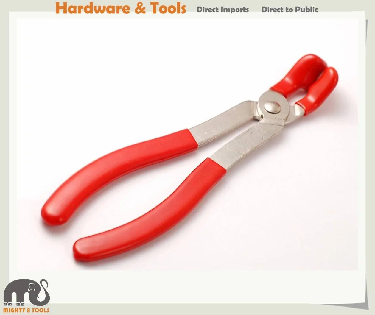 Spark Plug Boot Remove Pliers with Offset Serrated Jaws for Hard to