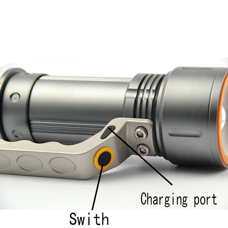 Возникновение перезаряжаемые ручные фонари кемпинг фонарь высокой мощности Фонарь 10 Вт поисковый светильник CREE XML Handlamp портативный ручной светильник