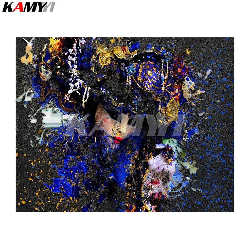 Beautiful oil painting 5D DIY Diamond painting Cross stitch Full Square Diamond embroidery full Round Diamond mosaic Home decor-2_