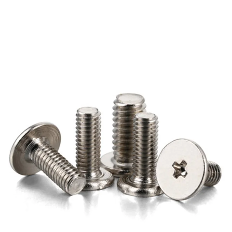 

50Pcs M1.4 Cross Flat Thin head Machine tooth Flat tail Screws notebook Mobile phone electronic phillips Screw 2mm-5mm L