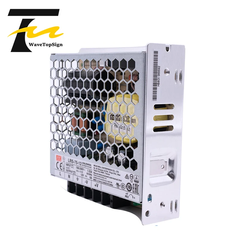 Бренд Mean Well представляет LRS-75 один Выход 75W 5 V/14A 12 V/6A 24 V/3.2A Питание низкий профиль