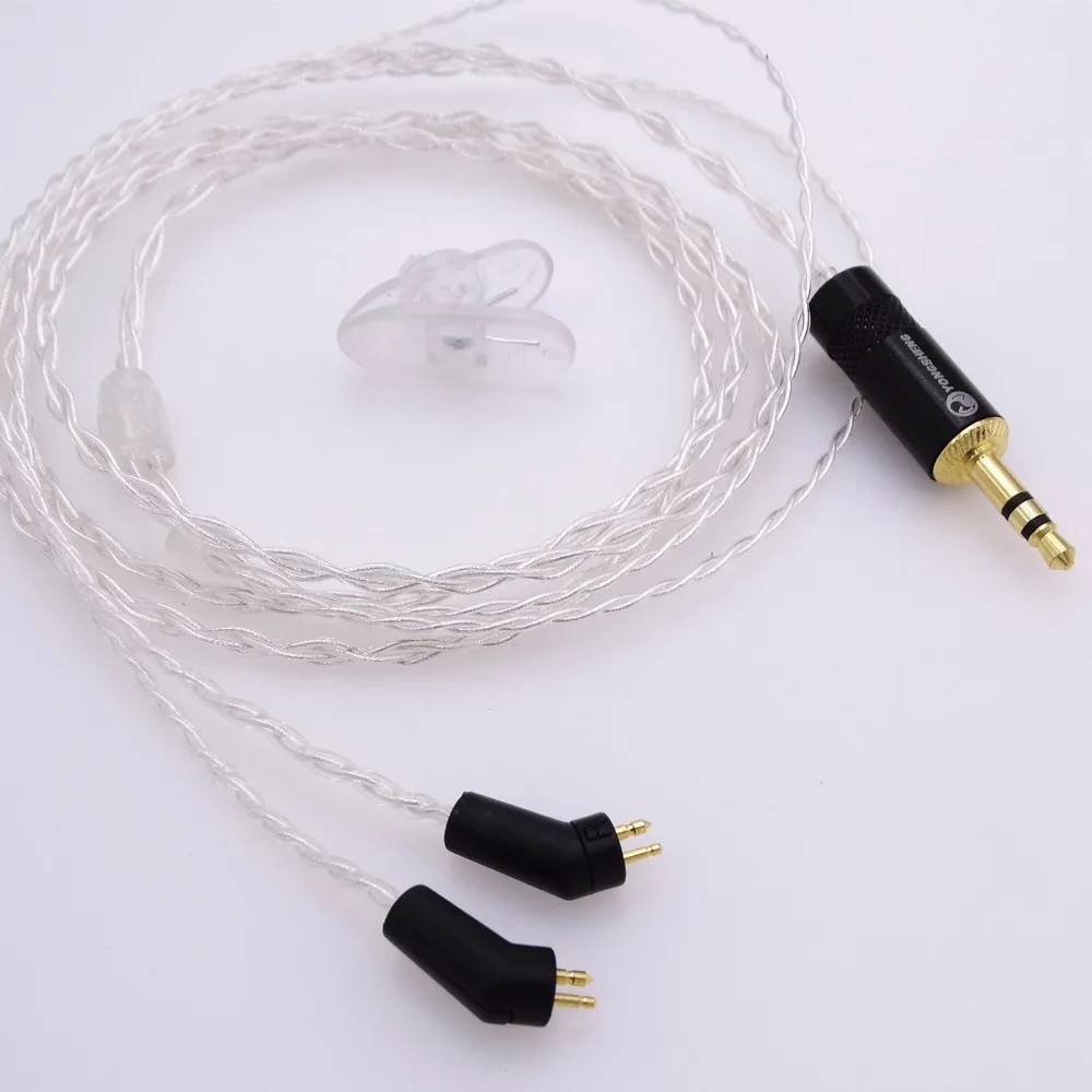 

1.2 Meter Hi-End 4 Cores 5N OCC Silver Plated Headphone Upgrade Cable For Etymotic ER4P ER4B ER4S