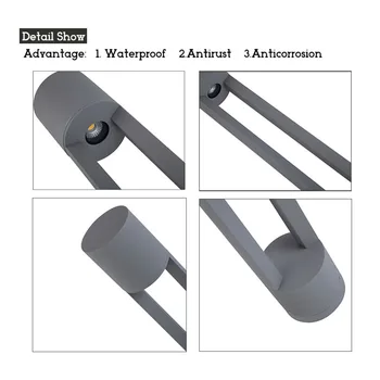 

EPISTAR Waterproof IP65 Led Lawn Lamps COB Led Chip LED Bollard light for Landscape Garden Yard pathway Outdoor Lighting