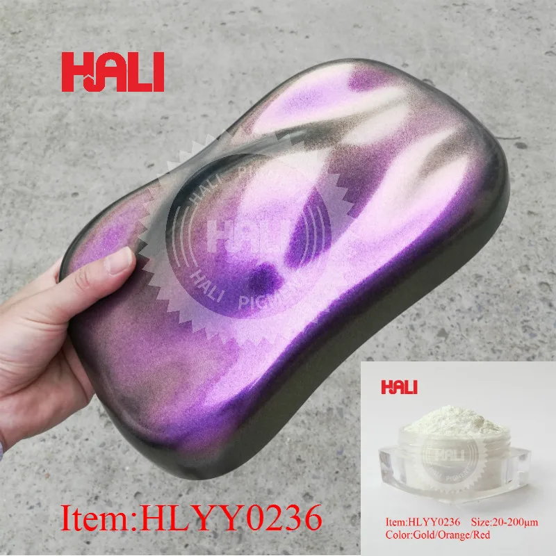 Хамелеон пигмент, тип HLYY0229, Сделай Сам гвоздь, автомобильный, краска, косметика, кожа, чернила, пластик, керамика, 10 г в упаковке - Цвет: HLYY0236