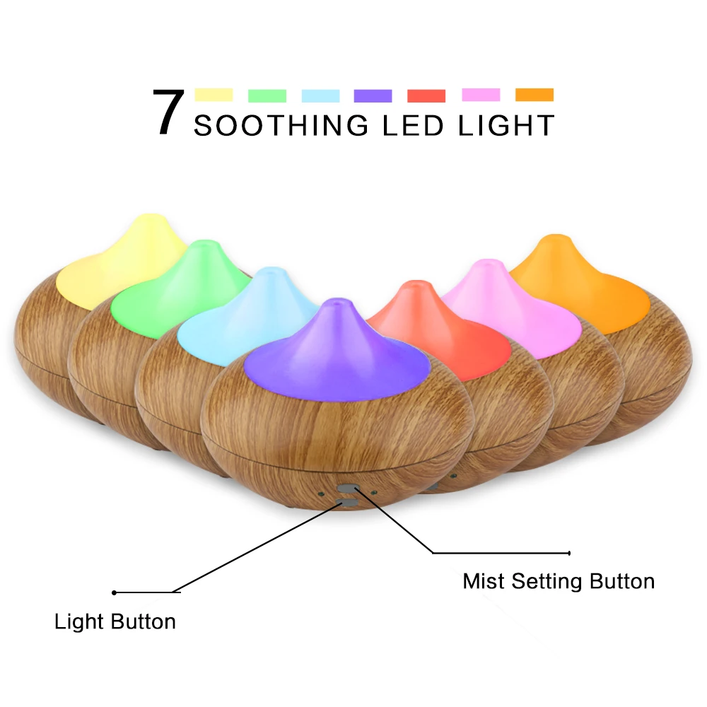 Aroma Humidifier Ultrasonic Air Essential Oil Diffuser USB Steam Mist Maker