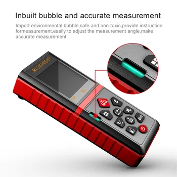 

Free Shipping Portable Laser Rangefinder Digital Tape Ruler 40M 60M 80M 100M High Precision Laser Distance Meter Measuring Tool