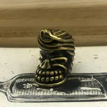 EDC инструменты латунные ножи бусины латунные Elvis прическа бусы на шнурок Паракорд нож брелок инструмент кулон#84