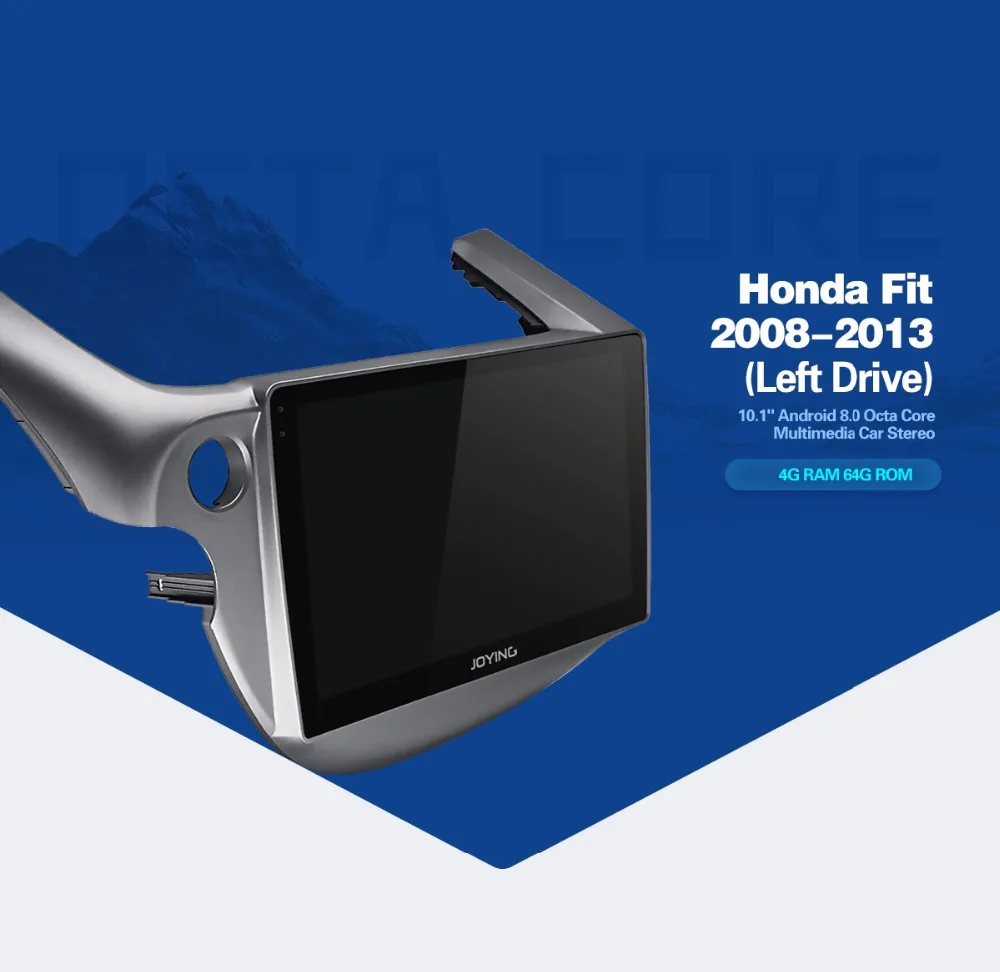 Top Joying official 10.1" 2 din Android 8.0 Car Radio GPS Navi 4GB BT AM/FM RDS Multimedia Player for 2007 2008 2009-2013 Honda Fit 9 Top Joying official 10.1" 2 din Android 8.0 Car Radio GPS Navi 4GB BT AM/FM RDS Multimedia Player for 2007 2008 2009-2013 Honda Fit 9