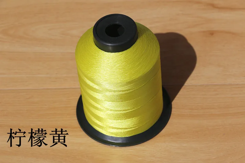 NOP полиэфирная пряжа 1500 м 210D профессиональная намотка стержня нить стержень DIY ремонт направляющее кольцо закрепить упаковочная линия - Цвет: lemon yellow