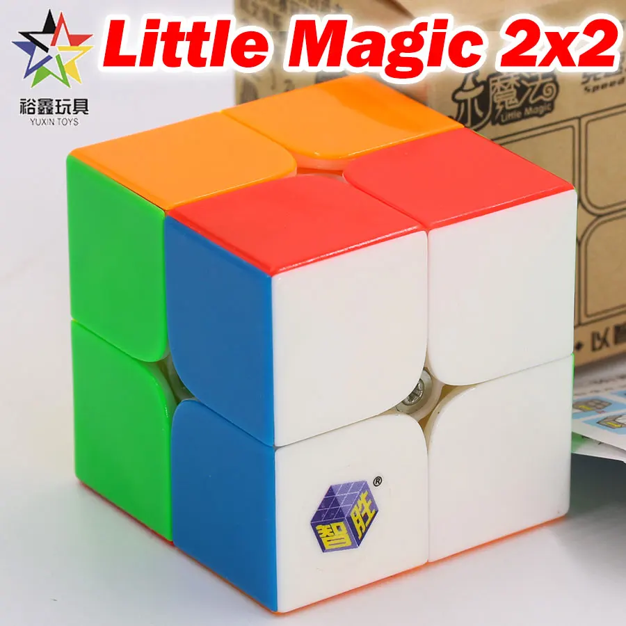 

Puzzle Magic Cube YuXin Little Magic cube 2X2x2 2*2 222 50mm easy logic game speed pocket professional educational toys gift Z