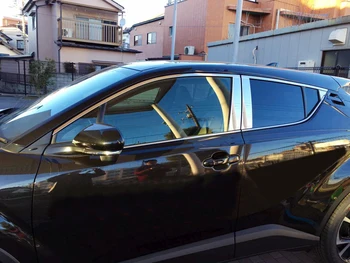 

2016 2017 2018 For Toyota C-HR Window Sill Frame with/without Pillar Post Molding Cover Trim Steel