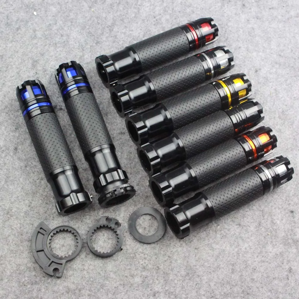 

7/8'' 22MM Motorcycle CNC handle grips Motorbike handlebar ends FOR Kawasaki ninja zx6r zx9r zx12r z800 z1000 z750 Z250 ER6N/F