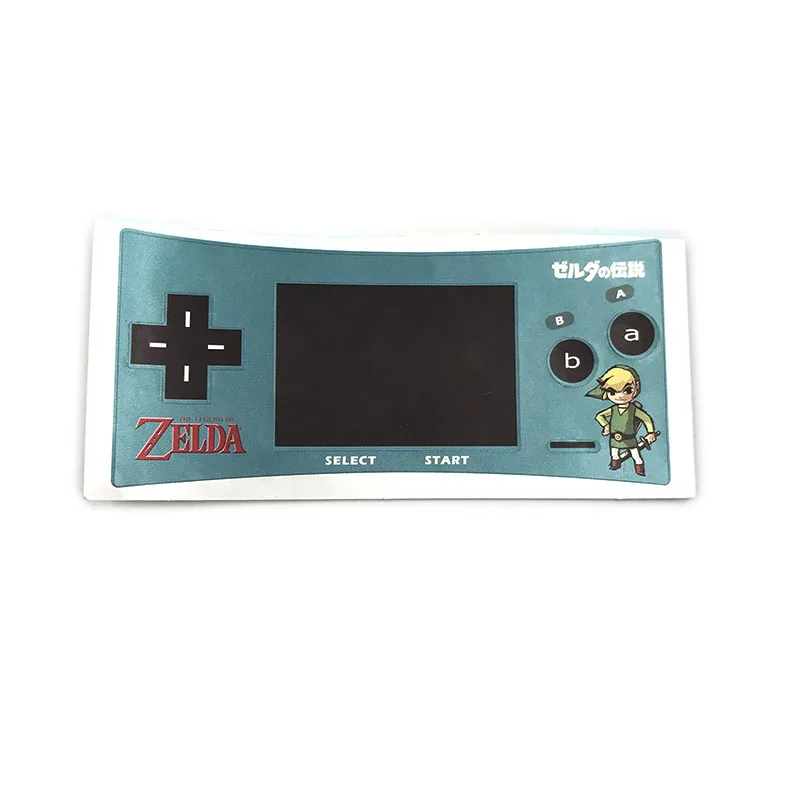 2 шт. для GBM Limited Edtion Shell чехол-накладка наклейка 10 лет памятная серия для GameBoy микро цветная наклейка