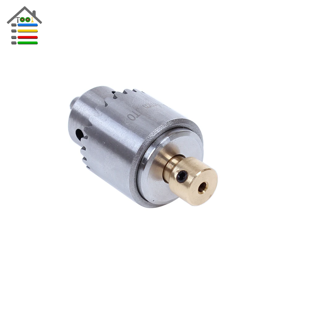 

AUTOTOOLHOME Mini Electric Drill Chuck 0.3-4mm JT0 Taper Mounted Lathe Chuck PCB Drill Press For 2.3mm Small Motor Shaft