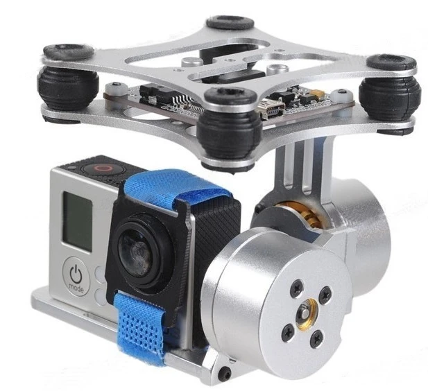 CNC FPV Квадрокоптер BGC 2 оси/3 оси металлический бесщеточный карданный вал с