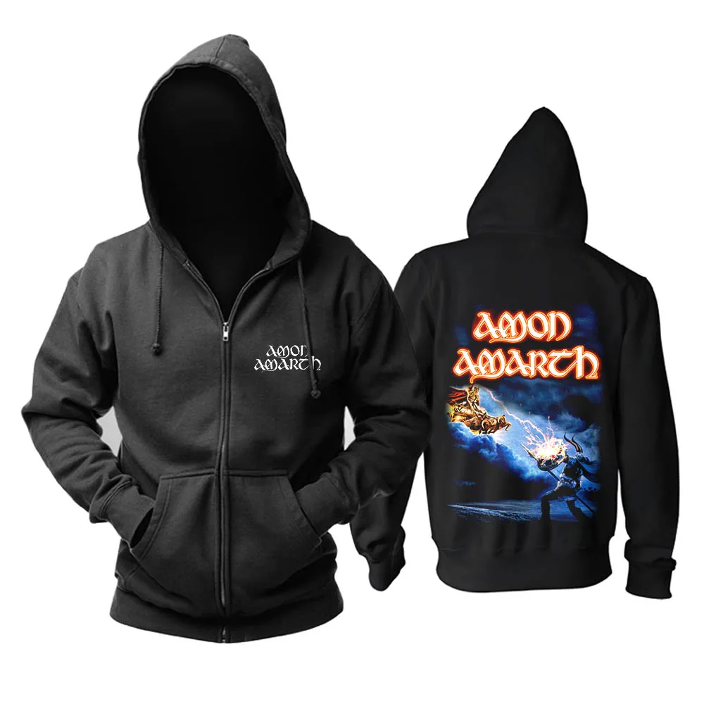 amon amarth zip hoodie