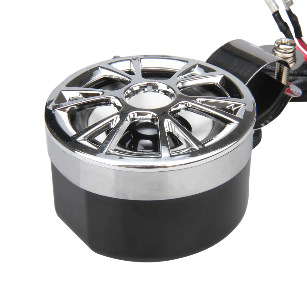 Motorcycle Sound Audio Radio System Handlebar 12V Full-band FM Stereo 2 Speakers ATV Bike With 3.5mm AUX Jack to Link MP3 Device