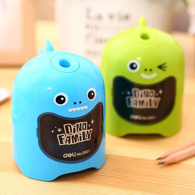 

1pc New High Quality dinosaur Shape Automatic and Electric touch switch Pencil Sharpener for Home School Office color random