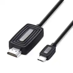 Кабель-Переходник Usb C на Hdmi 4 K @ 30 Гц с Hdcp совместимый Pro 2018/2017, MacBook Pro/Air 2018, Chromebook Pixel, S9/S8, D