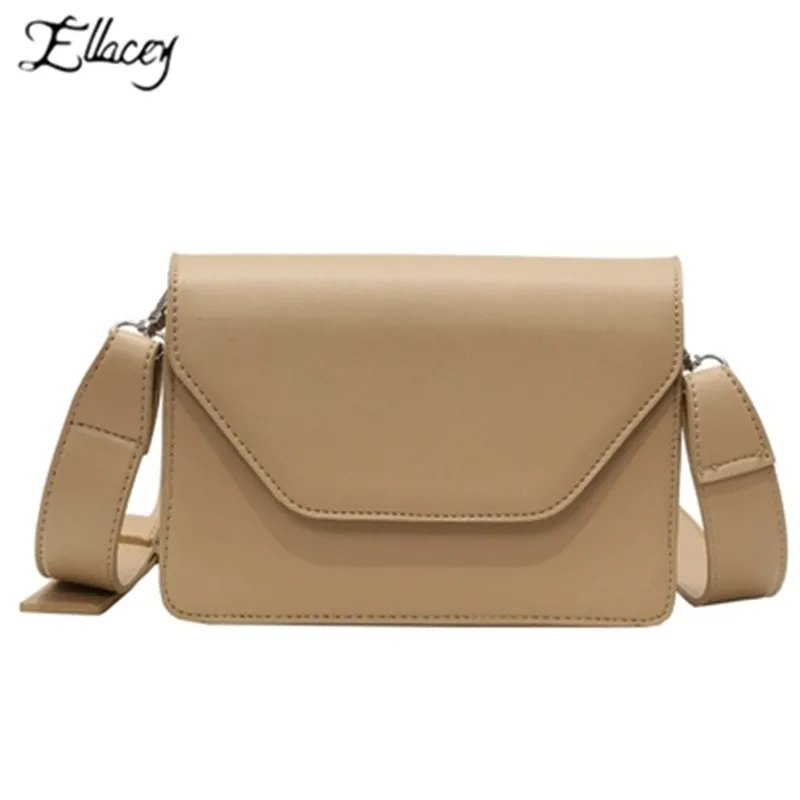 

Casual Girl Mini Shoulder Bag Designer CrossBody Messenger Bag New Minimalist Handbag Solid Color High Quality Leather Women bag
