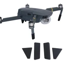 4x Extensor Estabilizadores Pad Proteção Para DJI Trem De Pouso Perna Elevada Mavic Pro Preto Transporte da gota
