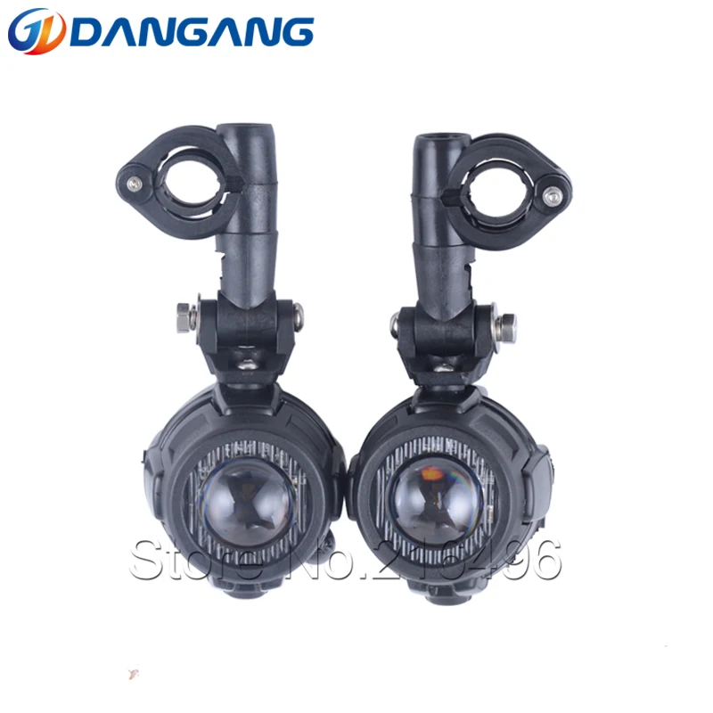  2019 spot beam LED Auxiliary Fog Light for Universal Motorcycle Driving Lamp 60W For BMW R1200GS/AD - 32979183417