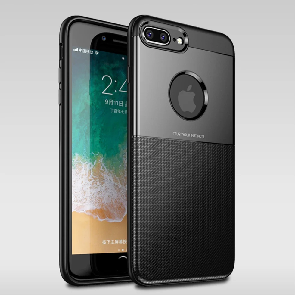 Case for iPhone X Case Shockproof 360 Protection Soft Silicon iPhonex Cover Coque For iPhone 6 6s 7 Plus 8 Plus X 10 Case Luxury (10)