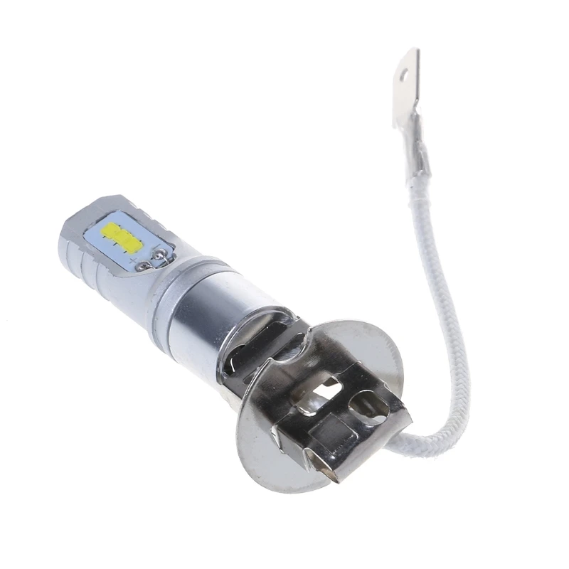 Car-Styling Super Bright H3 LED Car Signal Light Turn Light Brake Light 80w DC12V-24V 6000K White 2018 Automobiles DRL Lamps